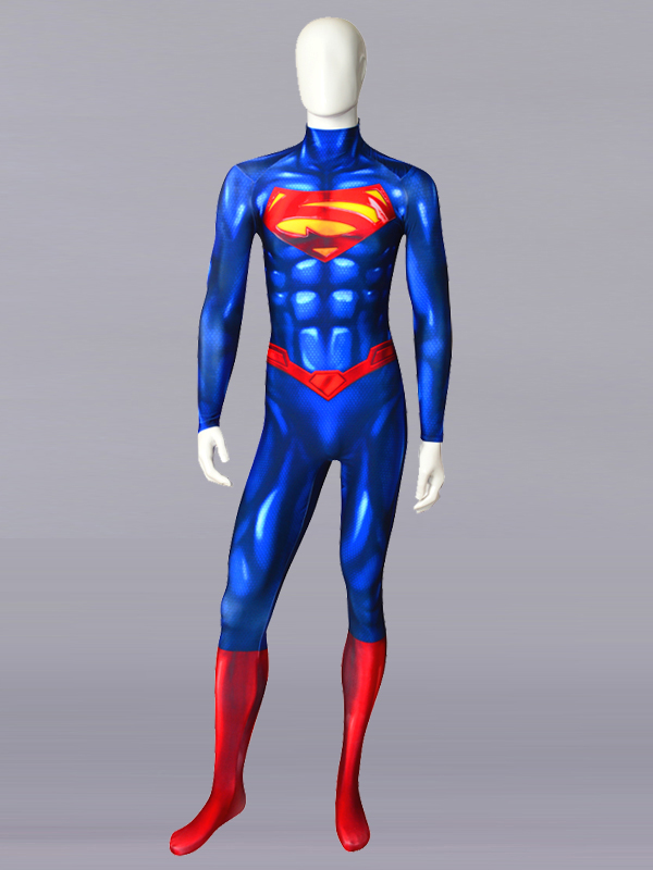 3D Printed New 52 Superman Costume Cosplay Costume